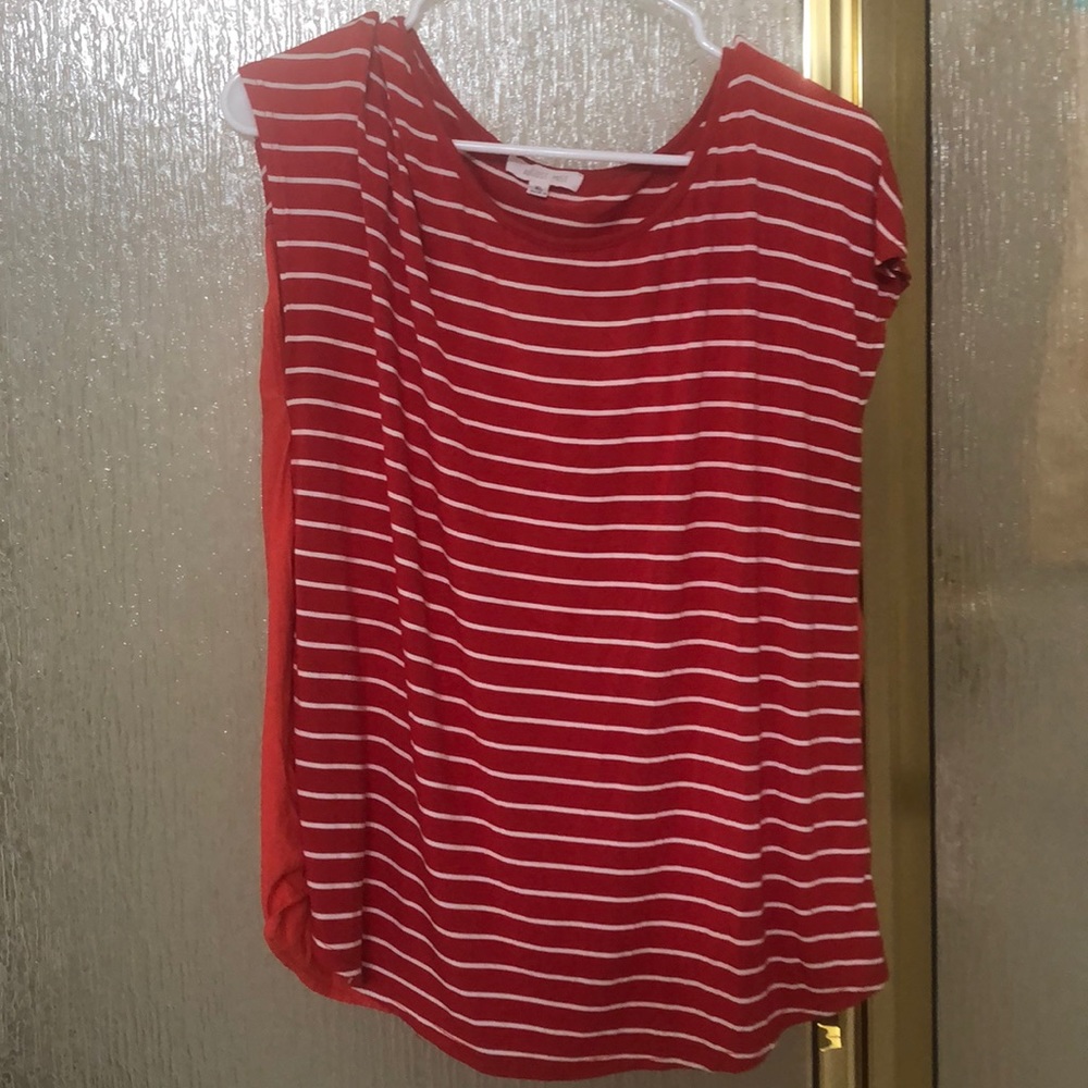 Mixed Material Top (Stitch Fix)